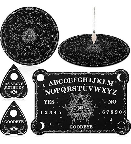 Pendulum Dowsing Divination Board With Amethyst Set 36k42