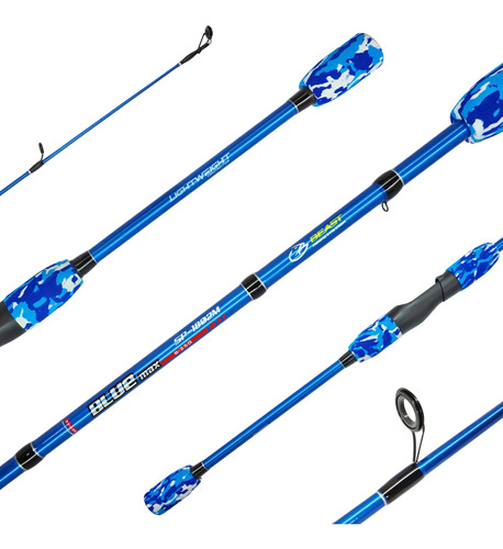 Caña Beast Blue Max 1.80m Spinning 2 Tramos 6-12 Lb 8-25g