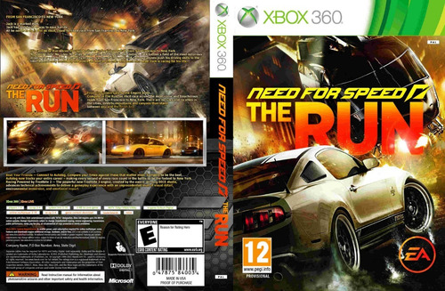 Need For Speed The Run Xbox 360 Nuevo