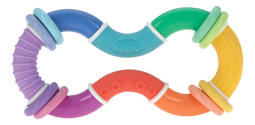 Nuby Twist-a-ring - Juguete Mordedor, Sonajero Para Bebés, J