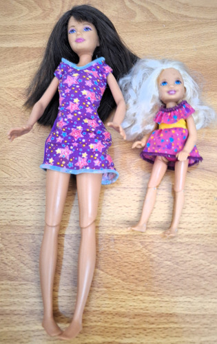 Muñecas Barbie Skipper Y Chelsea Mattel (Usado)