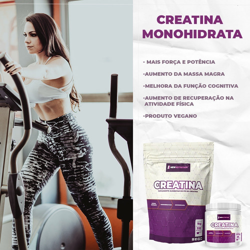 Imagem 3 de 6 de Creatina Monohidratada - 1000g - Newnutrition