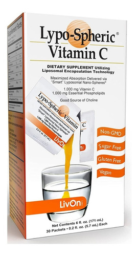 Lypo-spheric Vitamina C 30 Paqu - Unidad a $11830