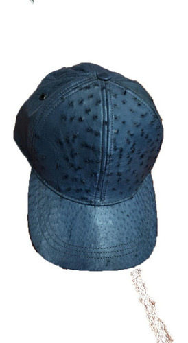 Gorra Piel Exotica De Avestruz Cocodrilo Vaquera Lizard