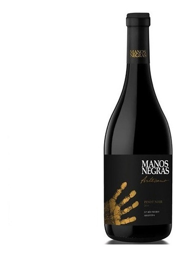 Imagen 1 de 10 de Vino Manos Negras Artesano Pinot Noir 750ml. - Envíos