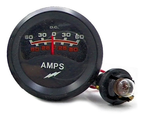 Reloj Medidor Amperios Amperimetro Universal 60 Amp 