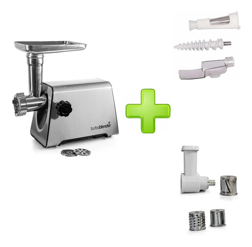 Picadora De Carne Tb-pm1500 + Triturador De Tomate+ Rallador