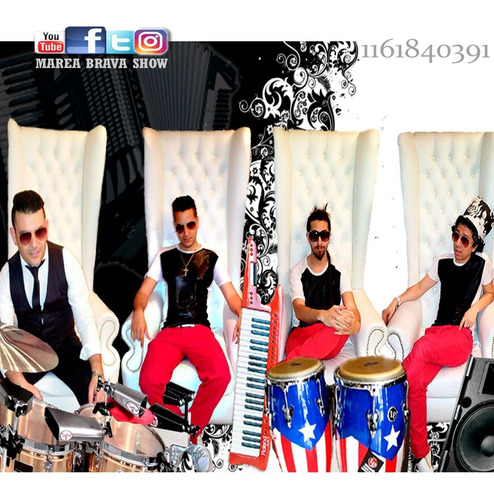 Show Musical Banda De Cumbia Envivo Fiestas Animacion 30%off