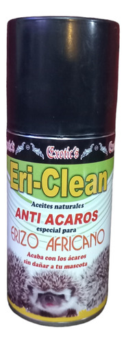 Eri-clean (anti Acaros) Especial Para Erizo Africano 120 Ml