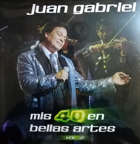 Juan Gabriel Mis 40 Bellas Artes V2 Lp  Versión del álbum Estándar