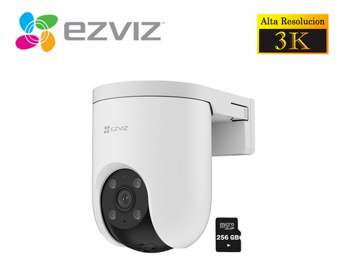Cámara Seguridad Wifi Ezviz H8c Pro 5mp 360 Smart + Sd 256gb