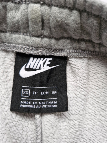 Pantalón Jogging Mujer Gris Original Nike Xs (Usado)