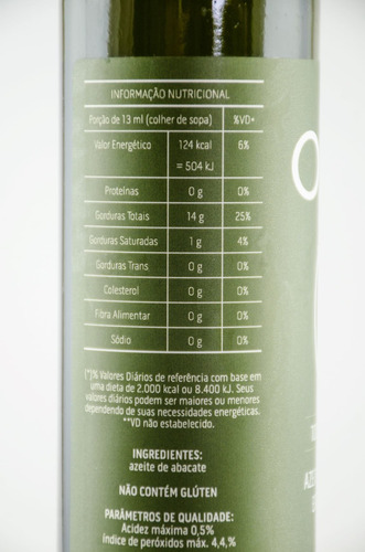 Azeite De Abacate 100% Avocado