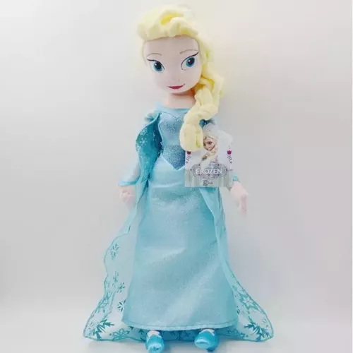 Kit Bonecas Anna E Elsa Frozen Pelúcia Princesas Disney 50cm - OMG TOYS -  Colecionáveis - Magazine Luiza