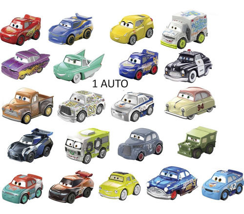 Cars Mini Racers Metalico Original Disney Mattel A Eleccion