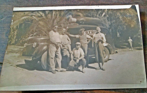 Antigua Fotografia Camion Vermouth Oyama 1940