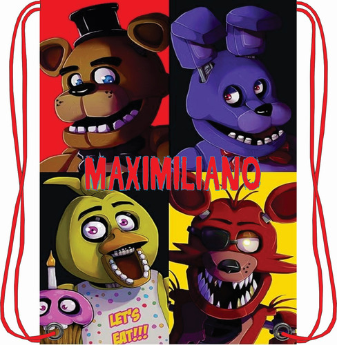 90pz Morralitos Dulceros- Five Nights At Freddy's 