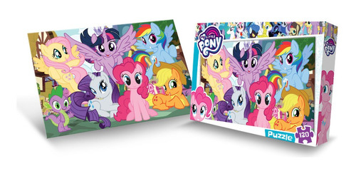 Imagen 1 de 1 de My Little Pony Unicornio 120 Pzs Puzzles Rompecabezas 