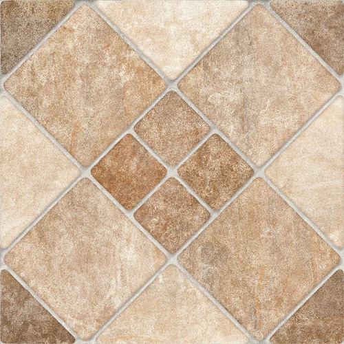 Imagen 2 de 3 de Ceramica Rustica Roma Beige Hd 50x50. Articons