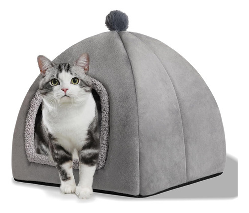 Cueva De Cama Para Gatos Para Interiores Adecuada Para Cama