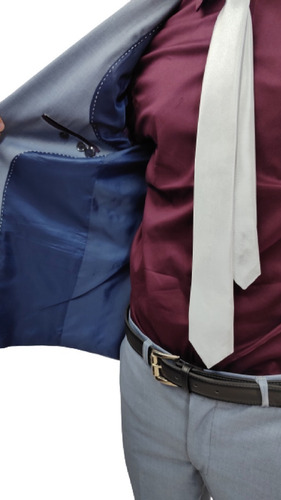 Imagen 5 de 9 de Ambro Traje Saco Y Pantalon Maxima Calidad