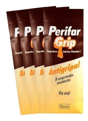 Perifar Grip 8 Comprimidos X 4