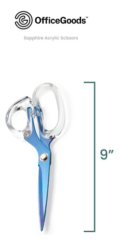 Tijeras Para Oficina, Multiuso/acero Inoxidable/de 9 In