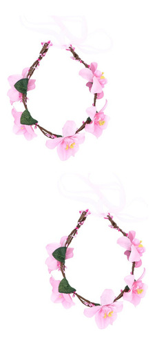 2pcs Collar De Flores For Perro, Guirnalda Floral For Boda