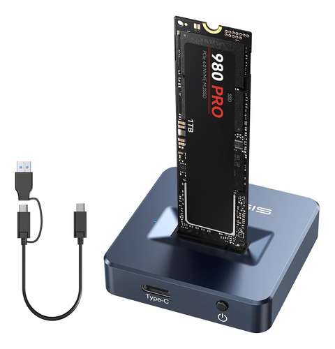 Adaptador Lector Para Disco Ssd Nvme M.2 Usb 10 Gbps Acasis