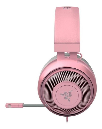 Imagen 4 de 4 de Audífonos gamer Razer Kraken quartz pink