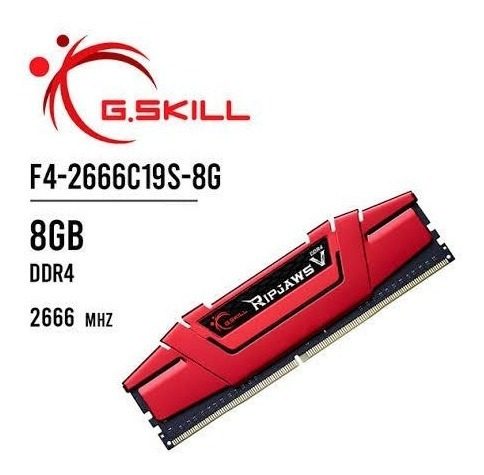 Memoria Ram 8gb Ddr4 Gskill 2666mhz Gamer