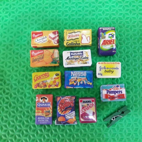 Kit Miniatura Comidas Pra Boneca Barbie, Brinquedo Barbie Nunca Usado  54822595