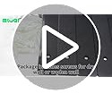Mloqi 6 Paquete De Soportes De Estante Resistentes, Soporte