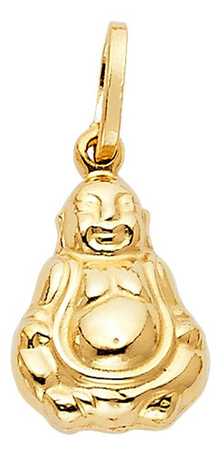 Colgante De Buda De Oro Amarillo De 14 Quilates Tgdj