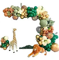 Comprar Globo Selva Animales Safari Café Verde Print Fiesta