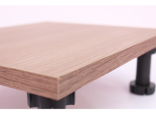 Imagen 9 de 10 de Eleva Monitor Pc Soporte Escritorio Base Madera Std678