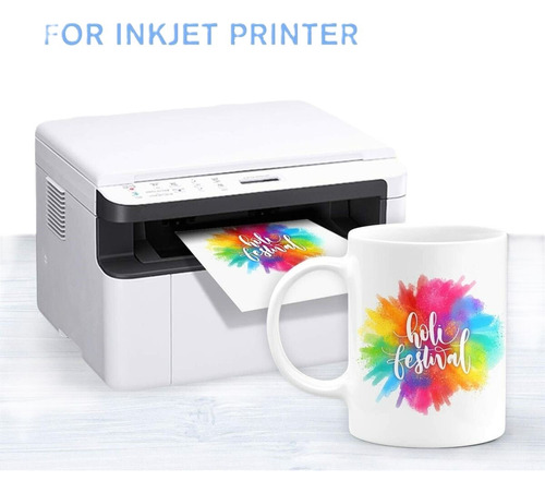 Water Transfer Paper Imprimible Inkjet Papel Decal 10 Hojas