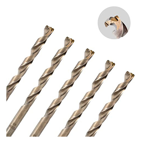 Augtouf 5/16  Pulgadas Tri-blade Tip Cobalt Drill Bits(5pcs)