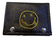 Comprar Billeteras De Nirvana Cuero Bordada Rockería Que Sea Rock