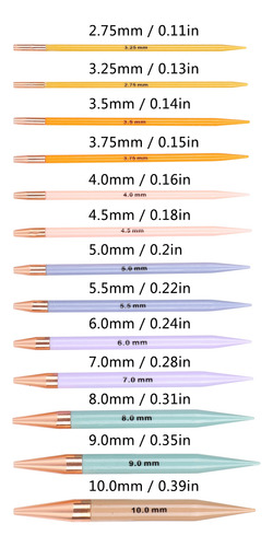 Kit De Ganchos Ergonómicos Y Accesorios Para Tejer A Crochet