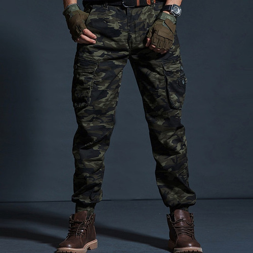 Pantalones Caqui Para Hombre Joggers Tácticos Militares Para