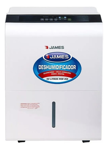 Deshumidificador James  (50 Litros) Color Blanco