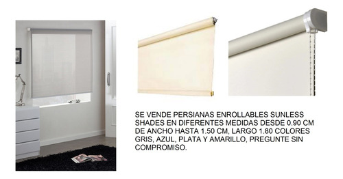 Vendo Persianas Enrollables Sunless Shades