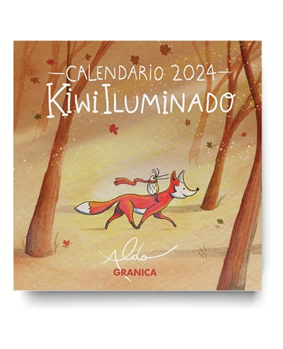 Libro Kiwi Iluminado 2024 - Calendario De Pared  - Tonelli, 