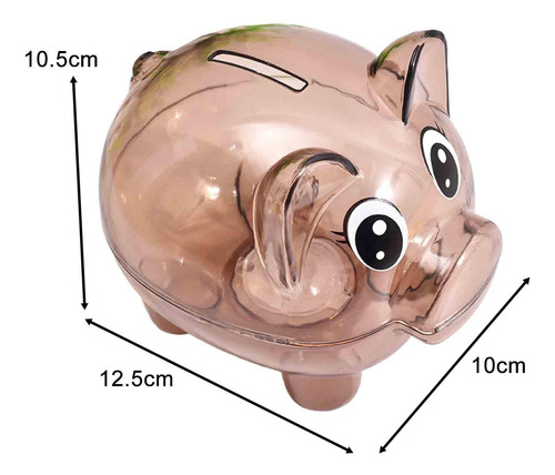 Porco Cofrinho Banco De Dinheiro Animal, Ornamento De Café
