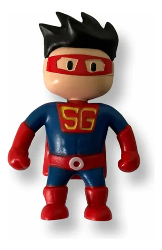 Figura 9.5cm Súper Guy Stumble Guys + 2 Tarjetas Al Azar | Cuotas