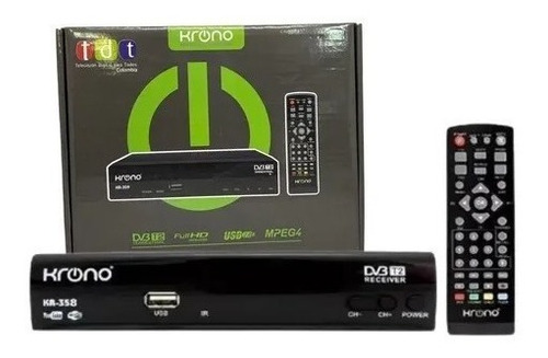 Decodificador Krono Tdt Receptor Tv Digital Dvb Hdmi Antena