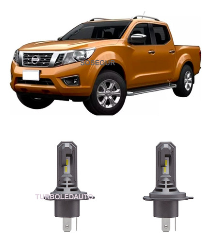 Kit Luces Led Bajas Y Altas Np300 / Turboledauto