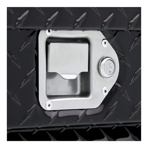 Imagen 2 de 6 de Uws Tbs-60-sl-blk Negro Tapa Única Línea Delgada De Aluminio