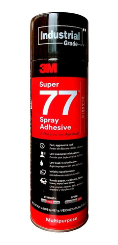 Adhesivo En Aerosol 3m Super 77 Classic 467g